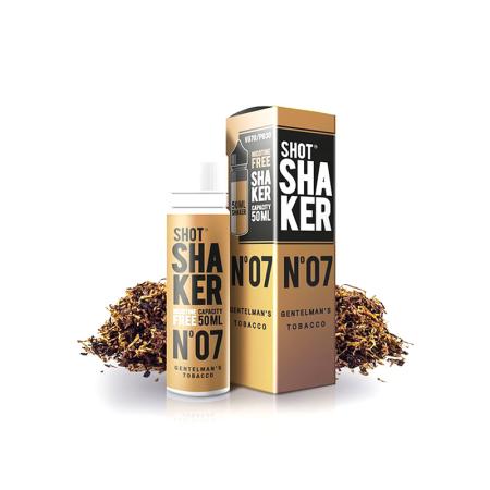 Изчерпани продукти  Безникотинова вайп течност SHOT SHAKER Gentalmen's Tabacco N07, 50 ML, 0 MG