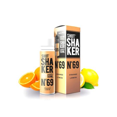 Изчерпани продукти  Безникотинова вайп течност SHOT SHAKER Orange Lemon N69, 50 ML, 0 MG