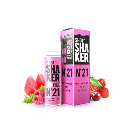 Изчерпани продукти  Безникотинова вайп течност SHOT SHAKER Watermelon Red Fruids N21, 50 ML, 0 MG