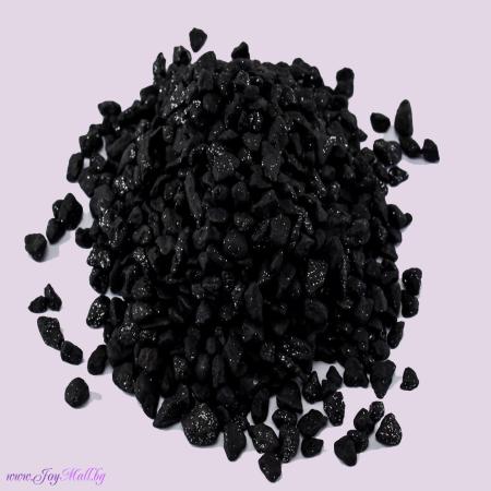Изчерпани продукти  Черни камъни за аранжиране с брокат