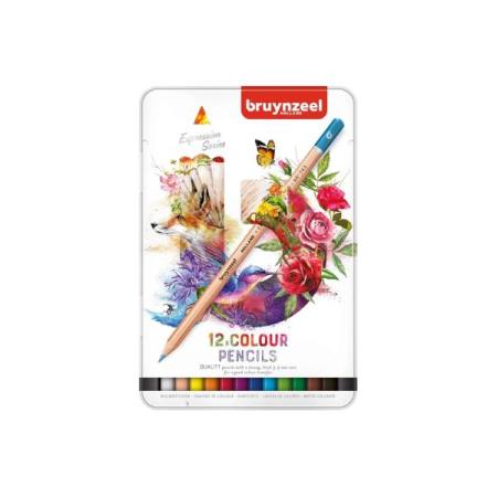 ЗА ХУДОЖНИКА  Цветни Моливи 12 Цвята Bruynzeel Expression