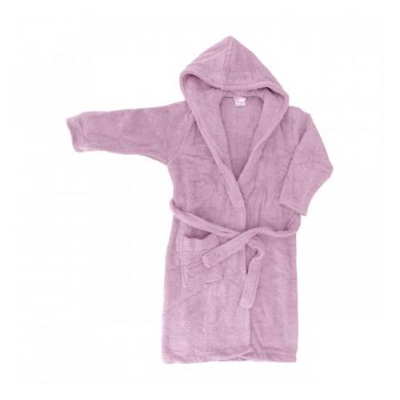 ЗА ДОМА  Детски халат от 100% памук цвят „Люляк“ Белотекс