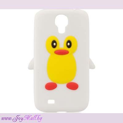ЗА МОБИЛНИ УСТРОЙСТВА   Дизайнерски гръб бял пингвин за iPhone 4g 4s