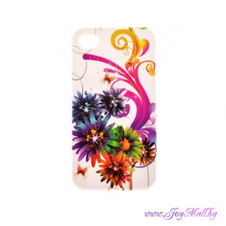 ЗА МОБИЛНИ УСТРОЙСТВА   Дизайнерски гръб с ярки цветя за Samsung Galaxy Core I8260