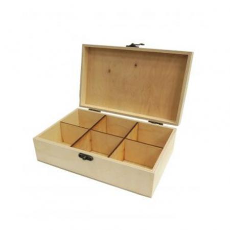 Изчерпани продукти  Дървена кутия за чай - 23 х 15 x 8