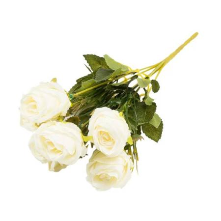 Изчерпани продукти  Изкуствен стрък розички, Цвят Бял