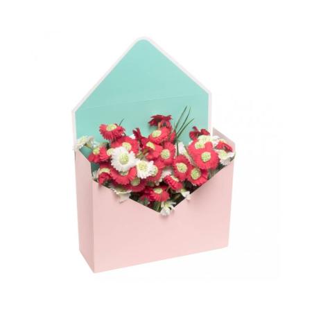 Изчерпани продукти  Картонена кутия Envelope, Розов/Зелен