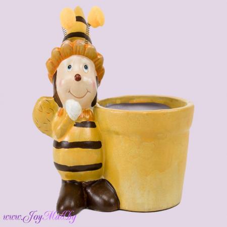 Изчерпани продукти  Керамична кашпа пчела – детенце