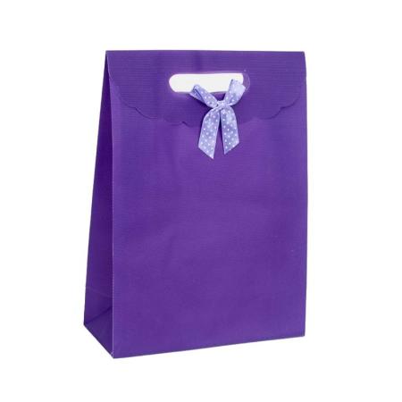 ЗА ОПАКОВАНЕ  Комплект 10 бр торбички за подарък в лилаво