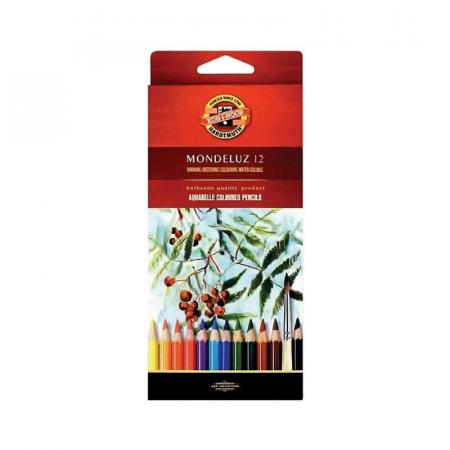 Изчерпани продукти  Комплект 12 бр. акварелни моливи Koh-i-noor Mondeluz