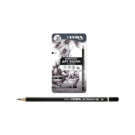 Изчерпани продукти  Комплект 12 бр графитни моливи Lyra Art Design