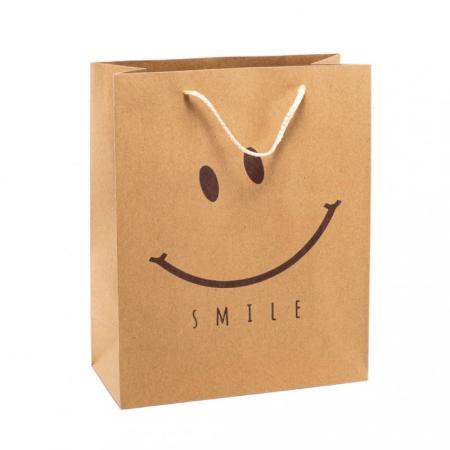 Изчерпани продукти  Комплект 12 бр торбички за подарък, Крафт Smille 2