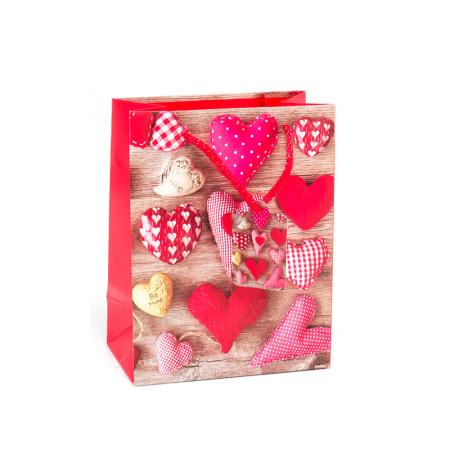 Изчерпани продукти  Комплект 12 бр торбички за подарък Свети Валентин