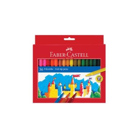 Изчерпани продукти  Комплект 36 броя фулмастери за рисуване Faber-Castell