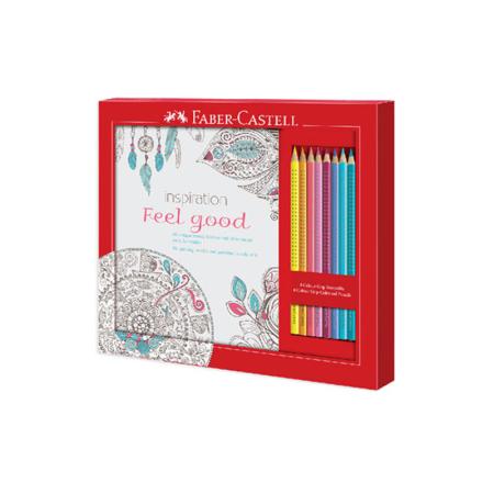 Изчерпани продукти  Комплект Feel good + 8 броя акварелни моливи за рисуване Faber-Castell