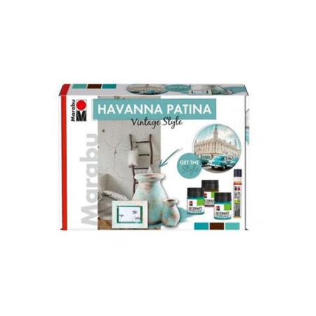 Изчерпани продукти  Комплект Havana Patina Vintage Style патина ефект Marabu