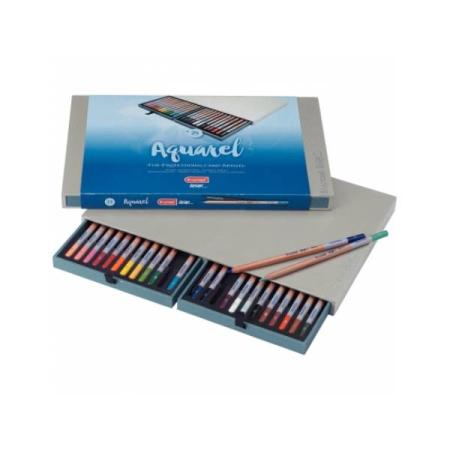 ЗА ХУДОЖНИКА  Комплект Професионални Акварелни Моливи 24 Цвята Bruynzeel Design Aquarel