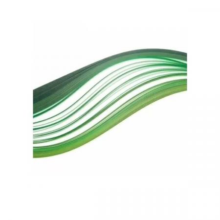 Изчерпани продукти  Лентички за Квилинг, 5 цвята по 25 броя, Зелени - 3, 4 и 6 mm