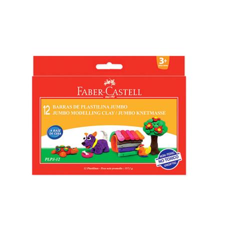 Изчерпани продукти  Моделин 12 осносвни цв. Faber-Castell