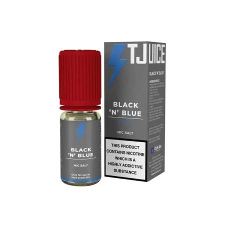 Изчерпани продукти  Никотинова сол T-Juice Black 'N' Blue 20mg/10ml