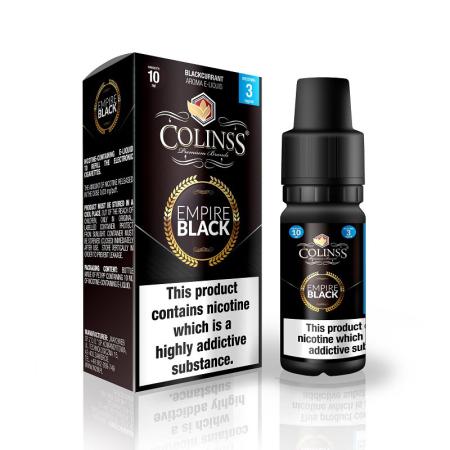Изчерпани продукти  Безникотинова течност COLINSS PREMIUM Empire Black (Blackcurrant)