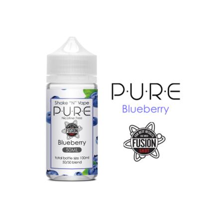 ЗА ЕЛЕКТРОННИ ЦИГАРИ  Безникотинова течност P.U.R.E. Blueberry 50/50 Shake N Vape 50ml