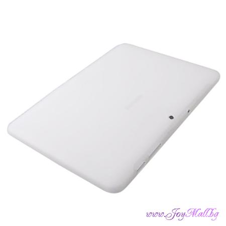 ЗА МОБИЛНИ УСТРОЙСТВА   Силиконов гръб за Samsung Galaxy Tab 2 P5100 в бяло