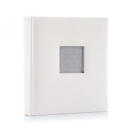 Изчерпани продукти  Сватбен фото албум тип книга в нежно бяло, 200 снимки, 10'15