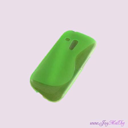 ЗА МОБИЛНИ УСТРОЙСТВА   Зелен силиконов гръб за HTC Desire 310